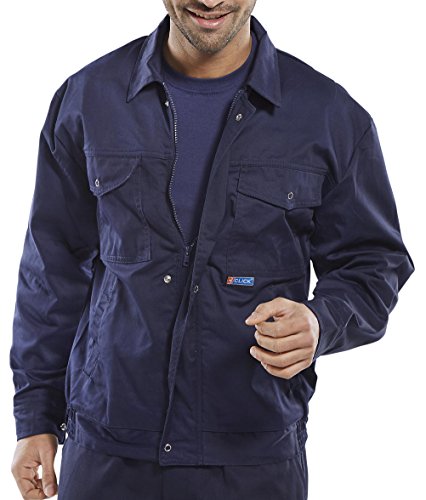 Super Click Treiber Jacke Navy Blau 44 von Beeswift