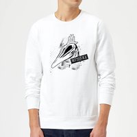 Beetlejuice Adam Monster Sweatshirt - White - L - Weiß von Beetlejuice