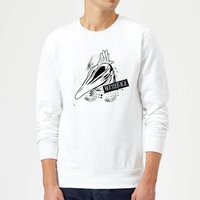 Beetlejuice Adam Monster Sweatshirt - White - XXL - Weiß von Beetlejuice