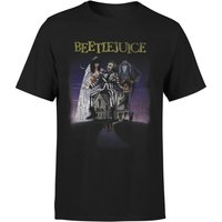 Beetlejuice Distressed Poster T-Shirt - Schwarz - 3XL von Beetlejuice