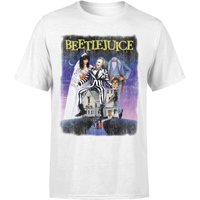 Beetlejuice Distressed Poster T-Shirt - Weiß - M von Beetlejuice