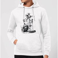 Beetlejuice Here Lies Betelgeuse Hoodie - White - L - Weiß von Beetlejuice