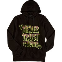 Beetlejuice Never Trust The Living Hoodie - Black - S von Beetlejuice