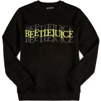 Beetlejuice Say It Three Times Sweatshirt - Black - XL - Schwarz von Beetlejuice