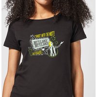 Beetlejuice The Ghost With The Most Women's T-Shirt - Black - XXL - Schwarz von Beetlejuice