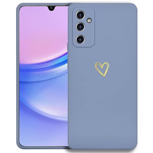 Beetop Kompatibel Mit Samsung Galaxy A15 4G/5G Hülle Schutzhülle Silikon TPU Stoßfest Handyhülle Case Cover für Samsung Galaxy A15 4G/5G - Grau von Beetop