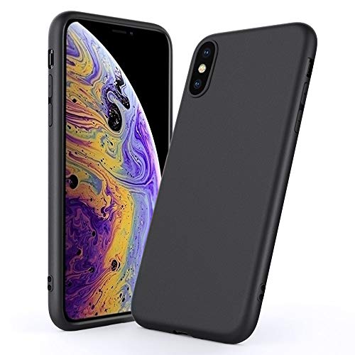 Beetop Kompatibel Mit iPhone XS Max Hülle Schutzhülle Ultradünn Handyhülle Weiche Silikon TPU Rückschale Case Cover für iPhone XS Max - Matt Schwarz Beetop Kompatibel Mit iPhone XS Max Hülle Schutzhülle Ultradünn Handyhülle Weiche Silikon TPU Rückschale Case Cover für iPhone XS Max - Matt Schwarz von Beetop