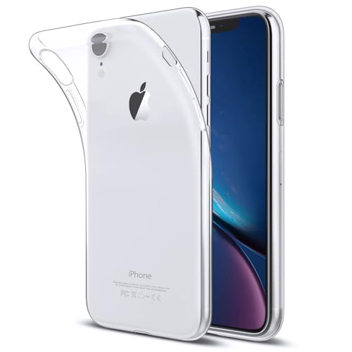 Beetop Kompatibel mit iPhone XR Hülle, Schutzhülle Ultradünn Handyhülle Transparent Weiche Silikon TPU Rückschale Case Cover- Durchsichtig von Beetop