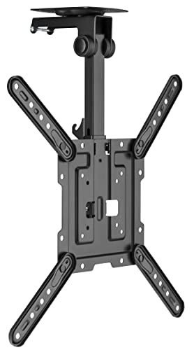 Beetronic Klappbare TV-Deckenhalterung für 58,4 cm bis 139,7 cm (23 bis 55 Zoll), schwenkbar von Beetronic