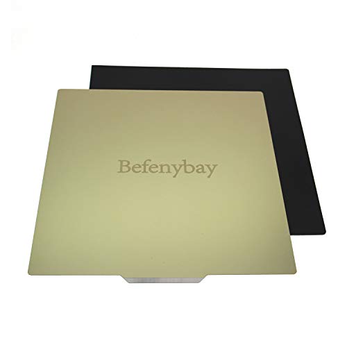 Befenybay Flexible Abnehmbare PEI-Metallblechbett Magnetisch beheizte Bettaufbaufläche 310x310mm für Creality CR-10 3D-Drucker (310x310mm) von Befenybay