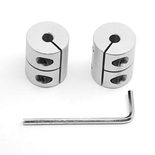 Befenybay Shaft Coupling 25 mm Length 20 mm Diameter Coupling Aluminium Alloy 5 mm to 5 mm for 3D Printer CNC Machine (Pack of 2) von Befenybay