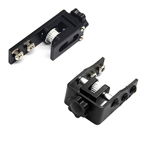Befenybay Upgrade 2020 Profil X-Achse + 2040 Profil Y-Achse Synchronriemenspannungs-Gurtstraffer für Creality CR-10 / CR-10 V2 (X2020 + Y2040, Schwarz) von Befenybay