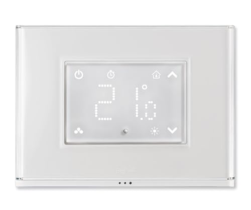 Beghelli - Smart Dom-e Thermostat mit Touch-Display und Leuchtplatte, kompatibel mit Amazon Alexa und Google Assistant über App, Klimaanlage/Heizung, Notlicht, Batterie im Lieferumfang enthalten Beghelli - Smart Dom-e Thermostat mit Touch-Display und Leuchtplatte, kompatibel mit Amazon Alexa und Google Assistant über App, Klimaanlage/Heizung, Notlicht, Batterie im Lieferumfang enthalten von Beghelli