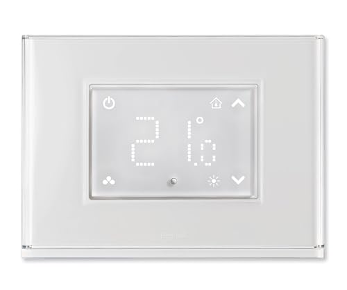 Beghelli - Thermostat mit Touch-Display und beleuchteter Platte mit 15 Farben, Lichtsensor, Klimaanlagen- und Heizmodus, Notlichtmodus, Batterie im Lieferumfang enthalten Beghelli - Thermostat mit Touch-Display und beleuchteter Platte mit 15 Farben, Lichtsensor, Klimaanlagen- und Heizmodus, Notlichtmodus, Batterie im Lieferumfang enthalten von Beghelli