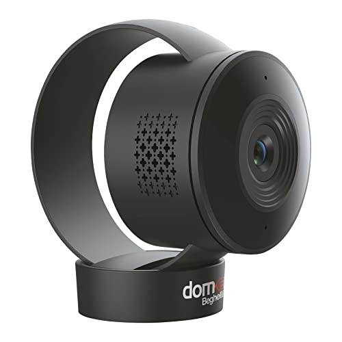 Beghelli - Webcam Full HD 1080p, WLAN-Innenkamera, Fernsteuerung, 2MP, Schwenkbar, Nachtsicht, Bewegungssensor, Dom-e-App, überragende Audioqualität, Gruppe von Beghelli