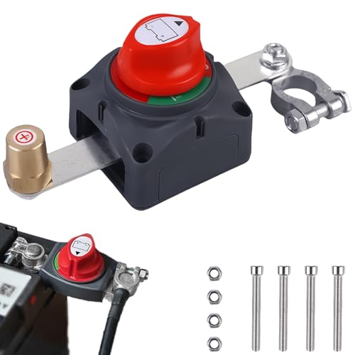 Batterie Trennschalter 12V, Batterieschalter Auto Batterie Trennschalter 12V Batterietrennschalter, Wasserdichter Stromschalter, 12V Stromschalter,Battery Isolator Switch für Auto LKW Boot Batterie Trennschalter 12V, Batterieschalter Auto Batterie Trennschalter 12V Batterietrennschalter, Wasserdichter Stromschalter, 12V Stromschalter,Battery Isolator Switch für Auto LKW Boot von Behogan