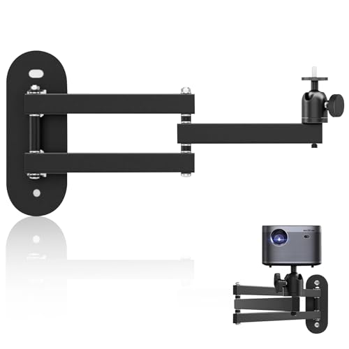 Beamer Halterung, Verstellbare Projektorhalterung, Projector Stand, Projektor Halterung, Wandhalterung Beamer, Metall Projektor Ständer mit 1/4-Zoll-Schraubschnittstelle für Heimkino Spielzimmer Büro Beamer Halterung, Verstellbare Projektorhalterung, Projector Stand, Projektor Halterung, Wandhalterung Beamer, Metall Projektor Ständer mit 1/4-Zoll-Schraubschnittstelle für Heimkino Spielzimmer Büro von Behogan