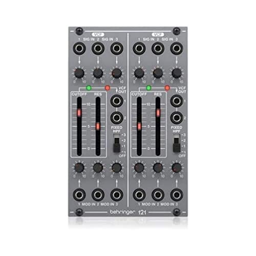 Behringer 121 DUAL VCF Legendäres analoges Dual-VCF-Modul für Eurorack Behringer 121 DUAL VCF Legendäres analoges Dual-VCF-Modul für Eurorack von Behringer