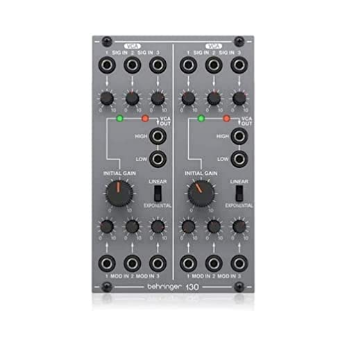 Behringer 130 DUAL VCA Legendäres analoges Dual-VCA-Modul für Eurorack von Behringer