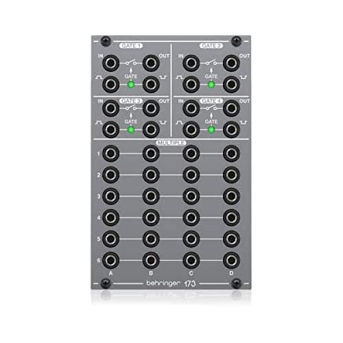 Behringer 173 QUAD GATE/MULTIPLES Legendäres analoges Quad Gate und Multiples Modul für Eurorack von Behringer