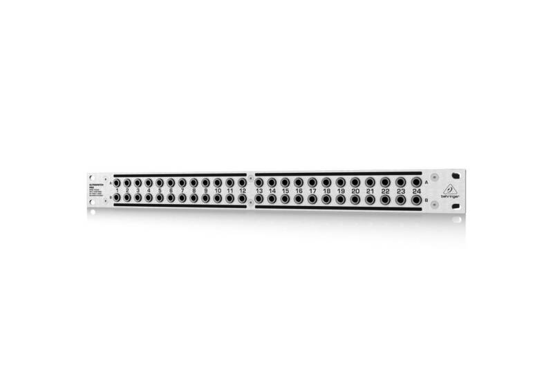 Behringer Audio-Wandler, (PX3000 Ultrapatch Pro symm. Patchbay 2x 24 SteKli, Signalverteiler, Patchbays), PX3000 Ultrapatch Pro - Patchbay von Behringer