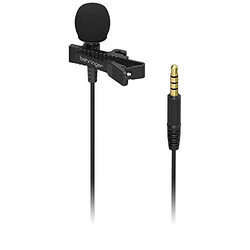 Behringer BC LAV Lavalier-Mikrofon für Mobilgeräte, schwarz von Behringer