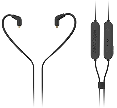 Behringer BT251-BK Kabelloser Bluetooth-Adapter für In-Ear-Monitore mit MMCX-Anschlüssen von Behringer