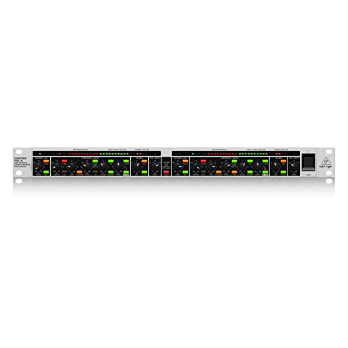 Behringer COMPOSER PRO-XL MDX2600 V2 2-Kanal-Expander/Gate/Kompressor/Peak-Limiter der Referenzklasse mit integriertem De-Esser, Dynamic Enhancer und Röhrensimulation von Behringer