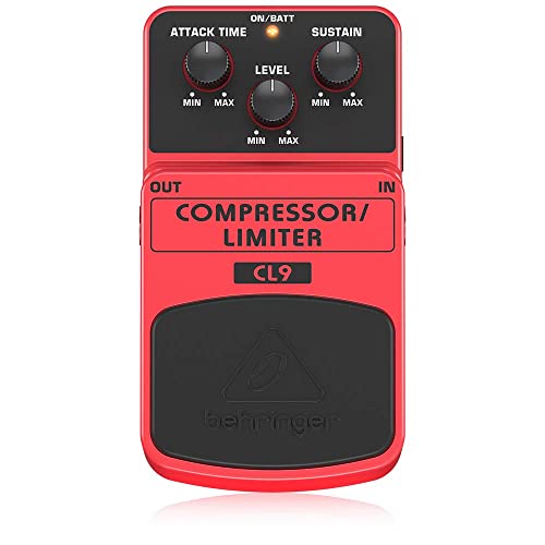 Behringer COMPRESSOR/LIMITER CL9 Klassisches Kompressor/Limiter-Effektpedal von Behringer
