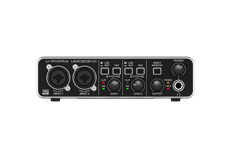 Behringer Digitales Aufnahmegerät (U-Phoria UMC202HD - USB Interface) von Behringer