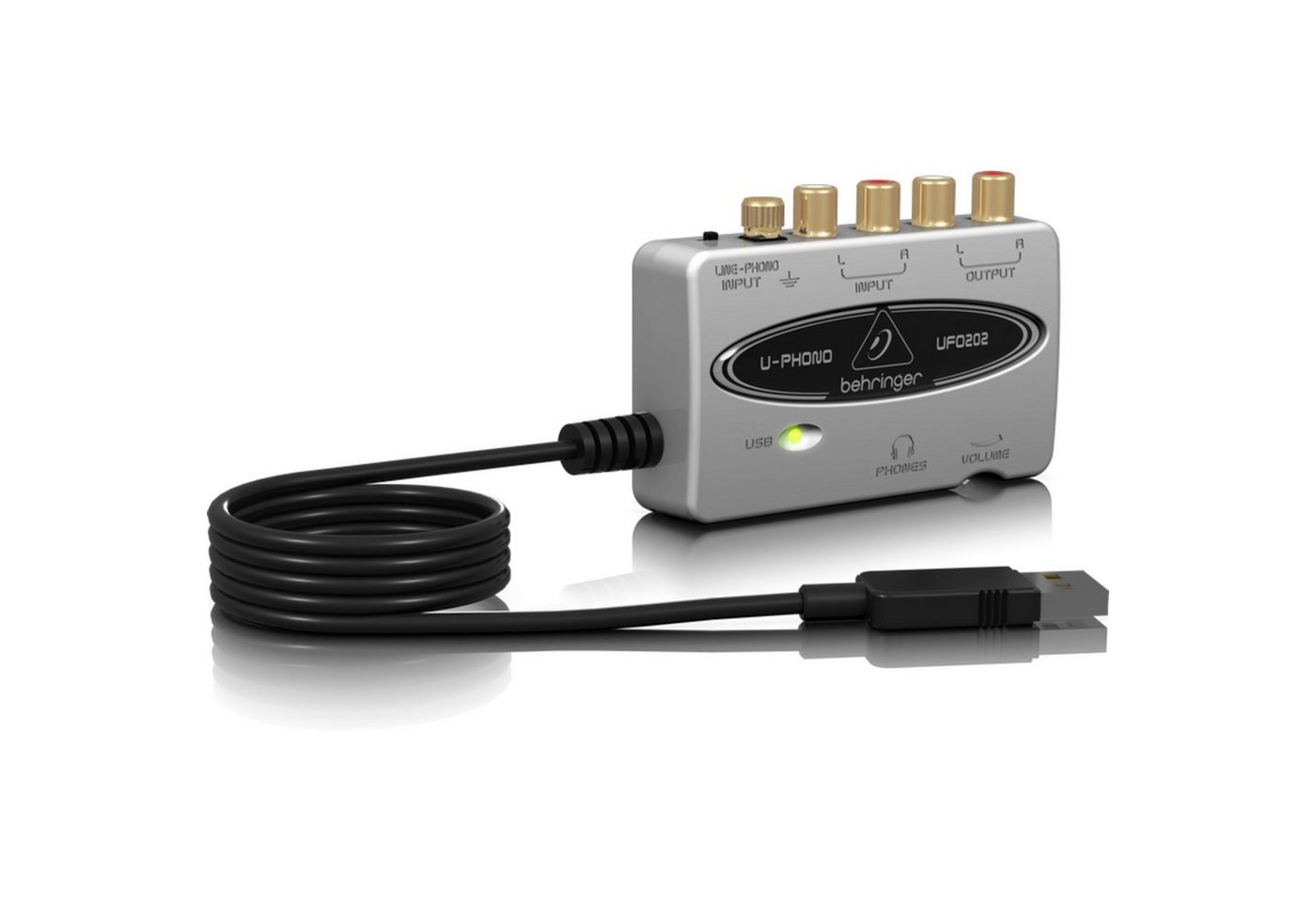 Behringer Digitales Aufnahmegerät (UFO202 U-Phono USB Audio Interface - USB Audio Interface) von Behringer