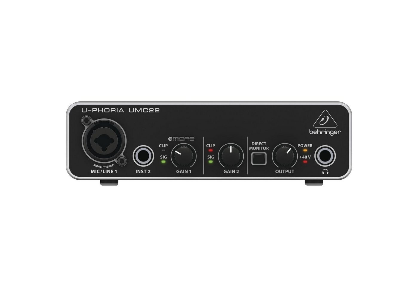 Behringer Digitales Aufnahmegerät (UMC22 U-Phoria - USB Audio Interface) von Behringer