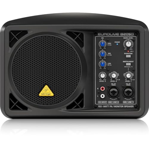 Behringer EUROLIVE B205D Ultrakompaktes 150-Watt-PA/Monitor-Lautsprechersystem von Behringer