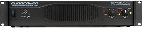 Behringer EUROPOWER EP2000 Professioneller 2.000-Watt-Stereo-Leistungsverstärker mit ATR-Technologie (Accelerated Transient Response). von Behringer
