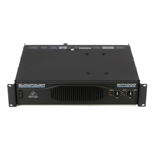 Behringer EP4000 Professioneller 4000 W Stereo Power Verstärker mit ATR Technologie für Kraftvolle Audioleistung von Behringer