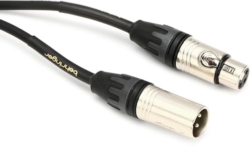 Behringer GMC-600 Gold Performance 6 m (19,7 ft) Mikrofonkabel mit XLR-Anschlüssen von Behringer