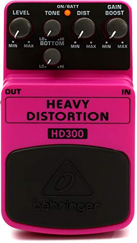 Behringer HEAVY DISTORTION HD300 Heavy Metal Distortion Effektpedal von Behringer