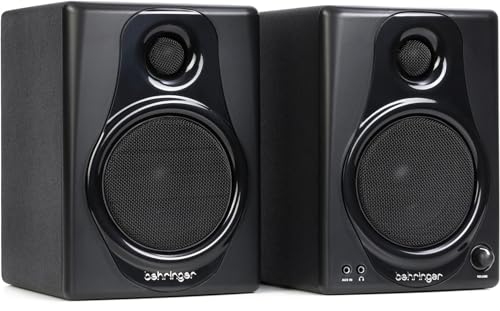 Behringer MEDIA 40USB Hochauflösender 150-Watt-Bi-Amping-Digital-Monitorlautsprecher mit USB-Eingang von Behringer