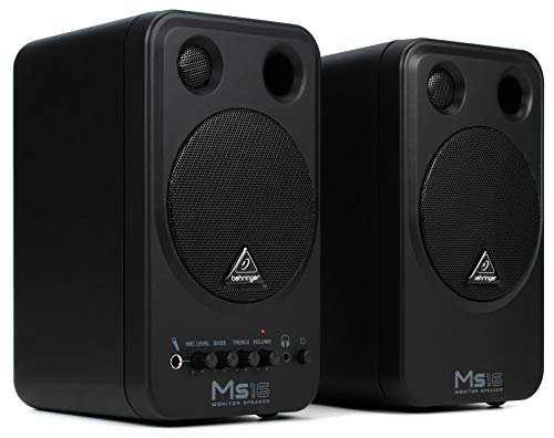 Behringer MS16 Leistungsstarkes, aktives 16-Watt-Personal-Monitor-System von Behringer