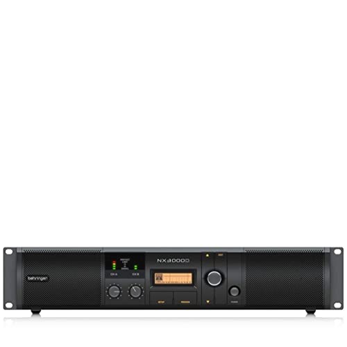 Behringer NX3000D Ultraleichter 3000-Watt-Class-D-Leistungsverstärker mit DSP-Steuerung und SmartSense-Lautsprecherimpedanzkompensation von Behringer