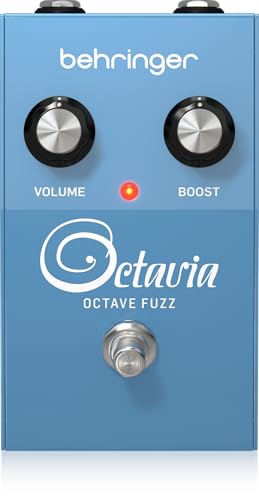Behringer OCTAVIA OCTAVE FUZZ Vintage Octave Fuzz Pedal mit Aggressivem Klang und Octave Up Effekt Behringer OCTAVIA OCTAVE FUZZ Vintage Octave Fuzz Pedal mit Aggressivem Klang und Octave Up Effekt von Behringer