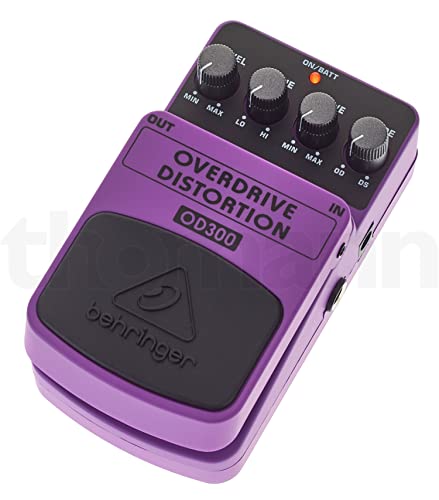 Behringer OD300 2-Mode Overdrive/Distortion Effektpedal Lila Behringer OD300 2-Mode Overdrive/Distortion Effektpedal Lila von Behringer