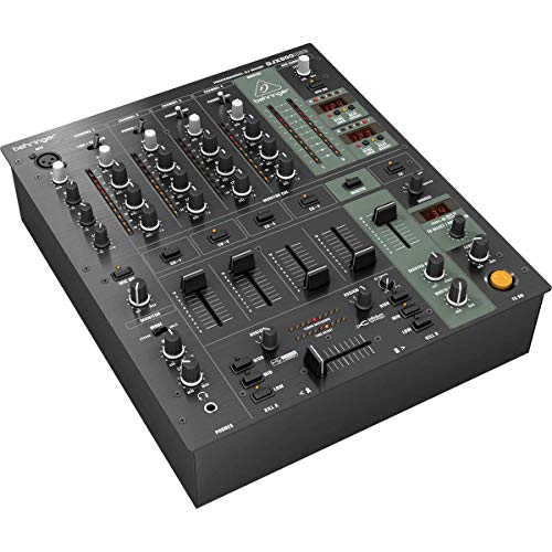 Behringer PRO MIXER DJX900USB Professioneller 5-Kanal-DJ-Mixer mit INFINIUM „kontaktlosem“ VCA-Crossfader, fortschrittlichen Digitaleffekten und USB/Audio-Schnittstelle von Behringer