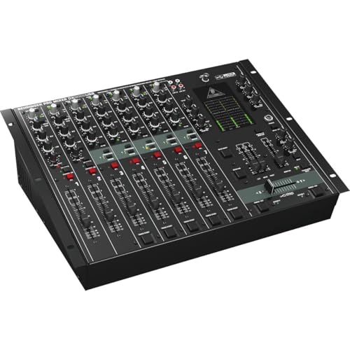 Behringer PRO MIXER DX2000USB Professioneller 7-Kanal-DJ-Mixer mit INFINIUM „kontaktfreiem“ VCA-Crossfader und USB/Audio-Schnittstelle von Behringer