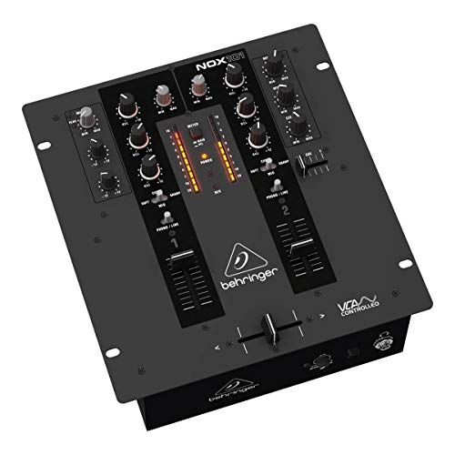 Behringer PRO MIXER NOX101 Premium 2-Kanal DJ-Mixer mit voller VCA-Steuerung und Ultraglide Crossfader von Behringer