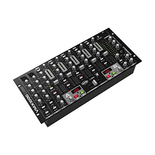 Behringer PRO MIXER VMX1000USB Professioneller 7-Kanal-Rackmount-DJ-Mixer mit USB/Audio-Schnittstelle, BPM-Zähler und VCA-Steuerung von Behringer