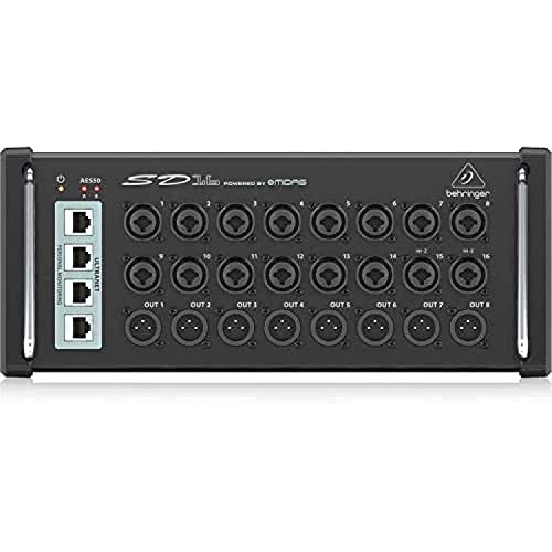 Behringer SD16 I/O Stage Box with 16 Remote-Controllable Midas Preamps, 8 Outputs, AES50 Networking and ULTRANET Personal Monitoring Hub von Behringer