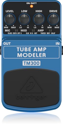 Behringer TUBE AMP MODELER TM300 Ultimatives Modellierungs-Effektpedal für Röhrenverstärker Behringer TUBE AMP MODELER TM300 Ultimatives Modellierungs-Effektpedal für Röhrenverstärker von Behringer