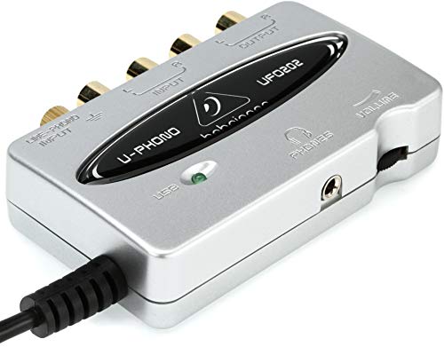 Behringer U-PHONE UFO202 Audiophiles USB/Audio-Interface mit integriertem Phono-Vorverstärker zum Digitalisieren Ihrer Kassetten und Schallplatten Behringer U-PHONE UFO202 Audiophiles USB/Audio-Interface mit integriertem Phono-Vorverstärker zum Digitalisieren Ihrer Kassetten und Schallplatten von Behringer
