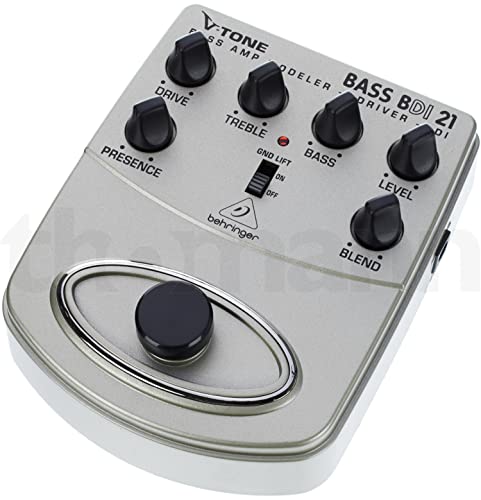 Behringer V-TONE BASS DRIVER DI BDI21 Bass Amp Modeler/Direct Recording Preamp/DI Box von Behringer